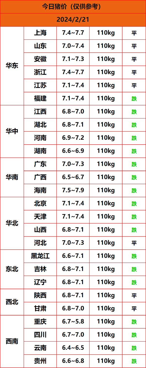 2024.2.21猪价