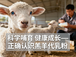 如何正确认识羔羊代乳粉