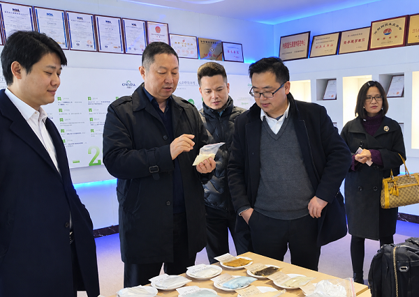 会议室样品展示与考察
